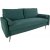 Imola 2,5-istuttava sohva - Vihreä/musta