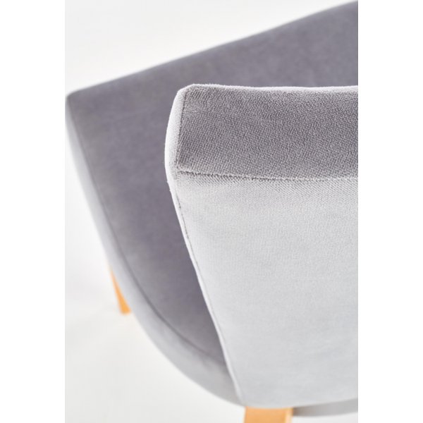 Tuoli Kiki - harmaa ja puu Tuoli Kiki - harmaa ja puu