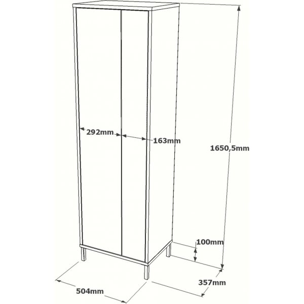 Daisy-kaappi - Valkoinen Daisy-kaappi - Valkoinen
