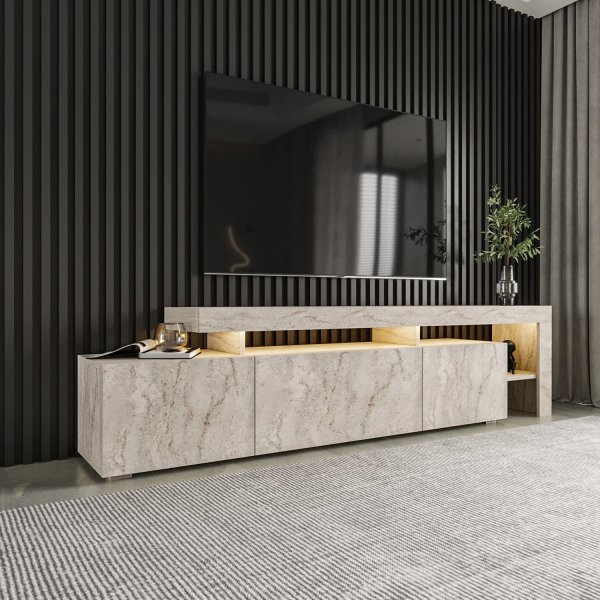 Beliz TV-taso travertiinia - 192 cm