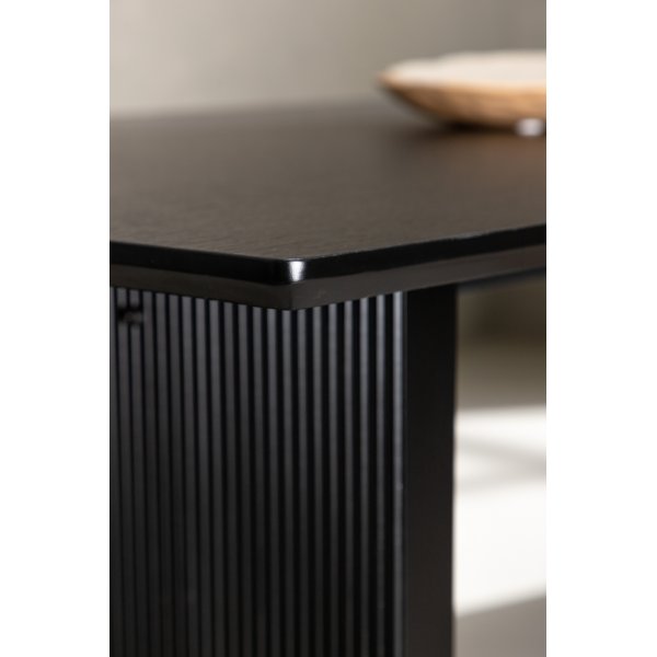 Vail ruokapöytä 200 x 100 cm - Musta Vail ruokapöytä 200 x 100 cm - Musta