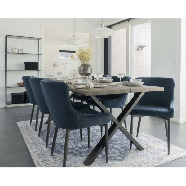 Boston-ruokailutuoli - tummansininen/musta Boston-ruokailutuoli - tummansininen/musta