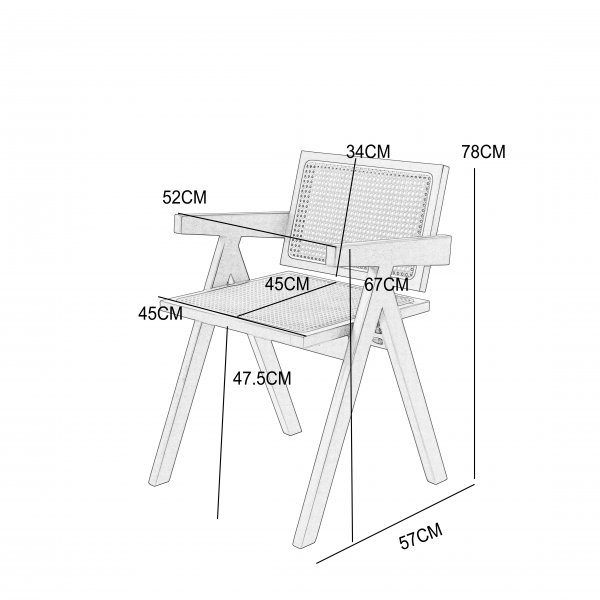 Anna-nojatuoli - Musta, keinorotingilla istuin ja selkänoja Anna-nojatuoli - Musta, keinorotingilla istuin ja selkänoja