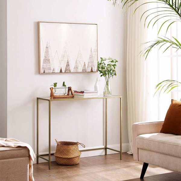 Lejla konsolipöytä 100 x 35 cm - Kulta Lejla konsolipöytä 100 x 35 cm - Kulta