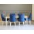 Tuva Decotique- tuoli kahvoilla - Sametti - Sininen + Huonekalujen hoitosarja tekstiileille