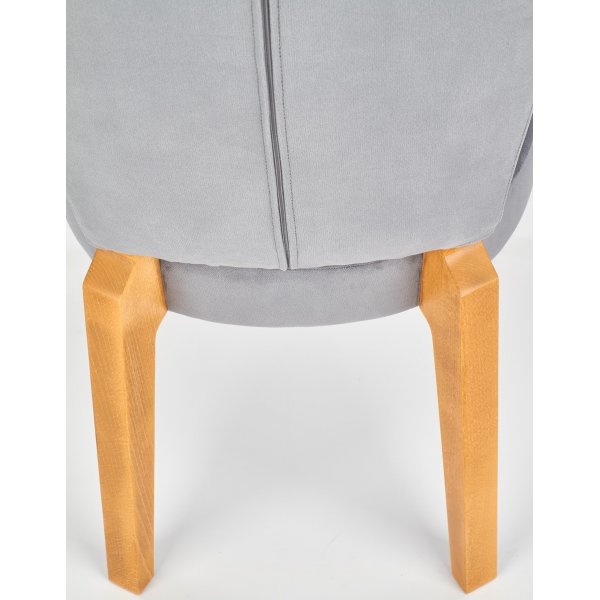 Tuoli Kiki - harmaa ja puu Tuoli Kiki - harmaa ja puu