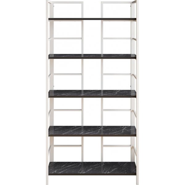 Tinleyn kirjahylly - musta/valkoinen Tinleyn kirjahylly - musta/valkoinen
