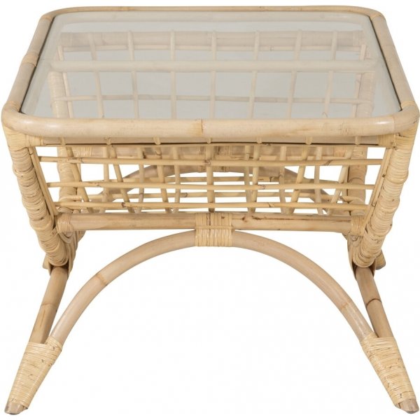 Moana sohvapöytä - Luonto/läpinäkyvä Moana sohvapöytä - Luonto/läpinäkyvä