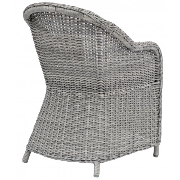 Parvekeryhm; 2 tuolia ja pyt 48 x 48 cm harmaa/rottinki - Tor/Mercury