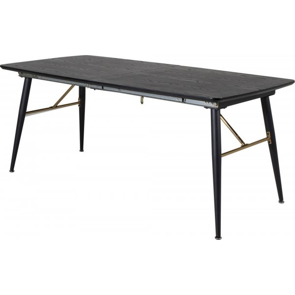 Ansmark ruokapöytä 180-220 cm - Musta Ansmark ruokapöytä 180-220 cm - Musta