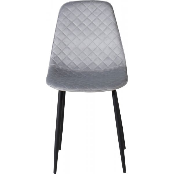 Bridge Diamond ruokapöydän tuoli - Harmaa sametti Bridge Diamond ruokapöydän tuoli - Harmaa sametti