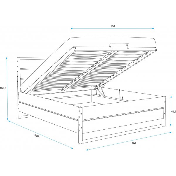 Parvisänky säilytystilalla - Kaikki koko Parvisänky säilytystilalla - Kaikki koko