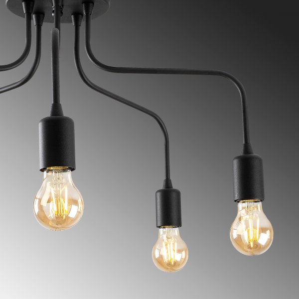 Kynttelikkö kattovalaisin 1182 - musta Kynttelikkö kattovalaisin 1182 - musta