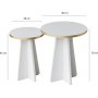 Mushroom duo -sivupyt 30/40 cm - Sapphire tammi