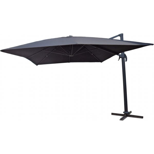 Tobago-aurinkovarjo 300x300 cm - musta Tobago-aurinkovarjo 300x300 cm - musta