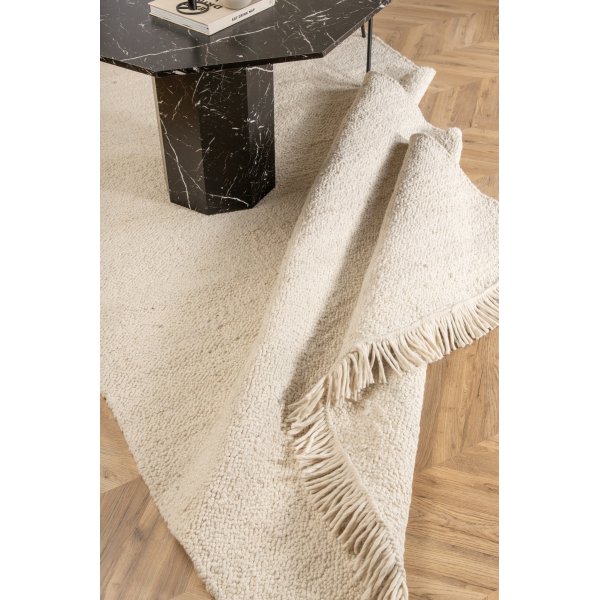 Gulliver-villamatto - valkoinen