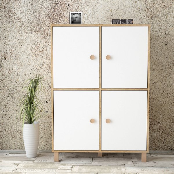 Vilamo kaappi 45 - Mänty/valkoinen Vilamo kaappi 45 - Mänty/valkoinen