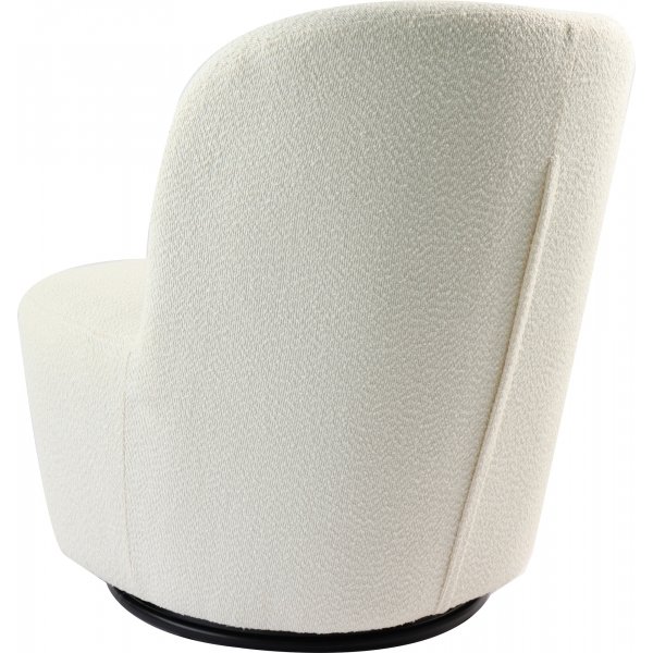 Nojatuoli boucle-kankaasta