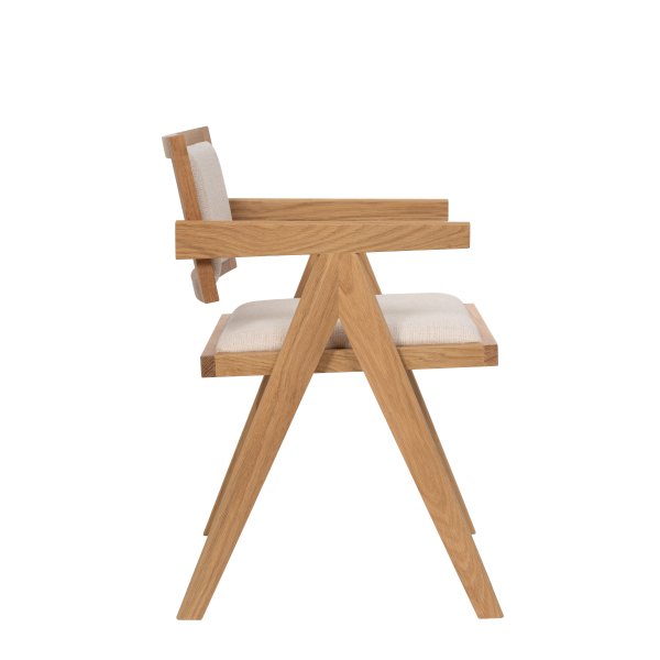 Nojatuoli Tammi / Pellava - Sara