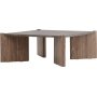 Rogaland sohvapyt 100 x 100 cm - Ruskea