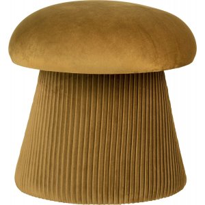 Hampton-pouf - Ocher sametti Hampton-pouf - Ocher sametti