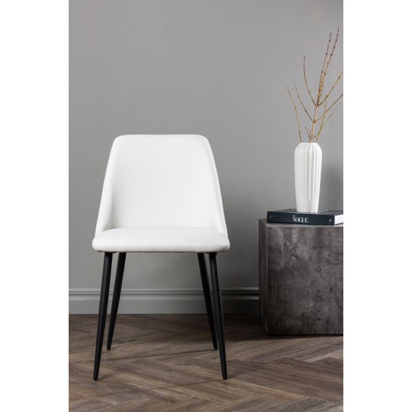 Yöruokailutuoli - Valkoinen PU Yöruokailutuoli - Valkoinen PU