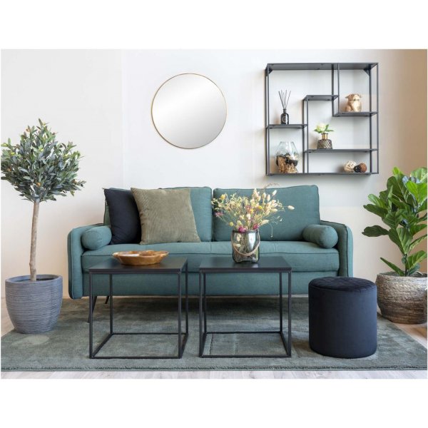 Lamppupyt 45 x 45 cm - Musta + Huonekalujen tahranpoistoaine