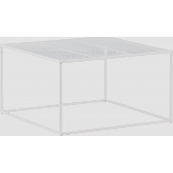 Netz sohvapöytä 80 x 80 cm - Valkoinen Netz sohvapöytä 80 x 80 cm - Valkoinen