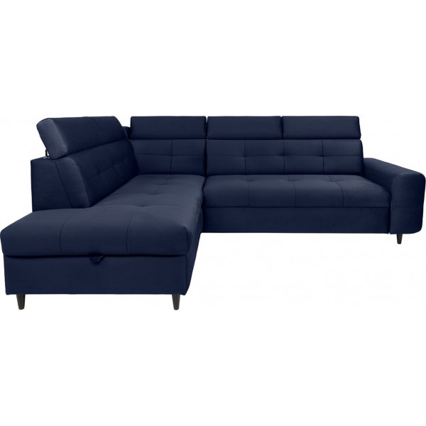 Matras kulmasohva, avoin pää vasen - Sininen Matras kulmasohva, avoin pää vasen - Sininen