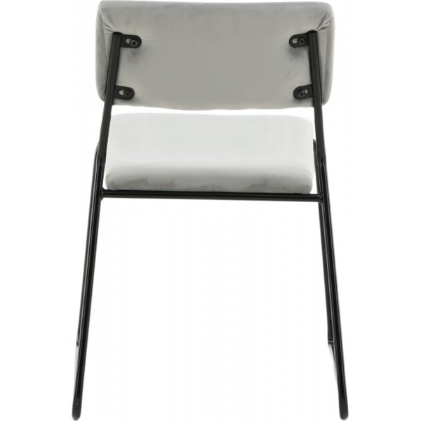 Frequency tuoli - Vaaleanharmaa sametti