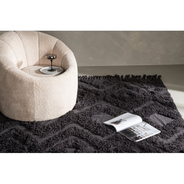 Kleva puuvillamatto - tummanharmaa Kleva puuvillamatto - tummanharmaa