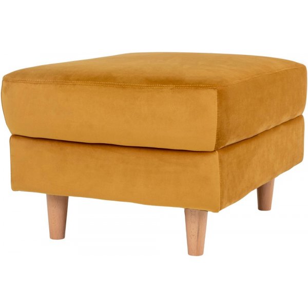 Bologna Pouf - keltainen/pyökki Bologna Pouf - keltainen/pyökki
