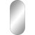 Jersey Mirror Oval - Musta - 35x80