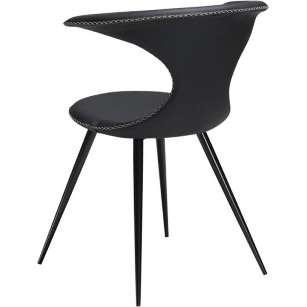 Flair ruokapydn tuoli - Musta nahka