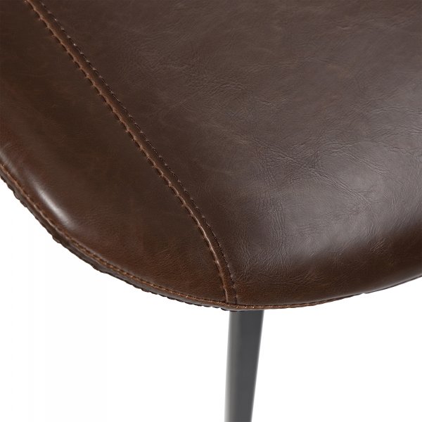 Hype ruokapöydän tuoli - ruskea PU Hype ruokapöydän tuoli - ruskea PU