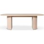 PiPi soikea ruokapyt 230 cm - Whitewash