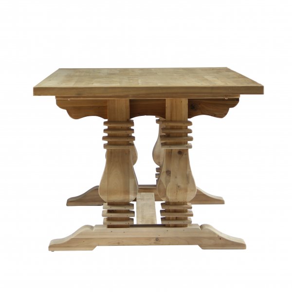 Kierrätyspuusta valmistettu ruuniruokapöytä 240x100 cm Kierrätyspuusta valmistettu ruuniruokapöytä 240x100 cm