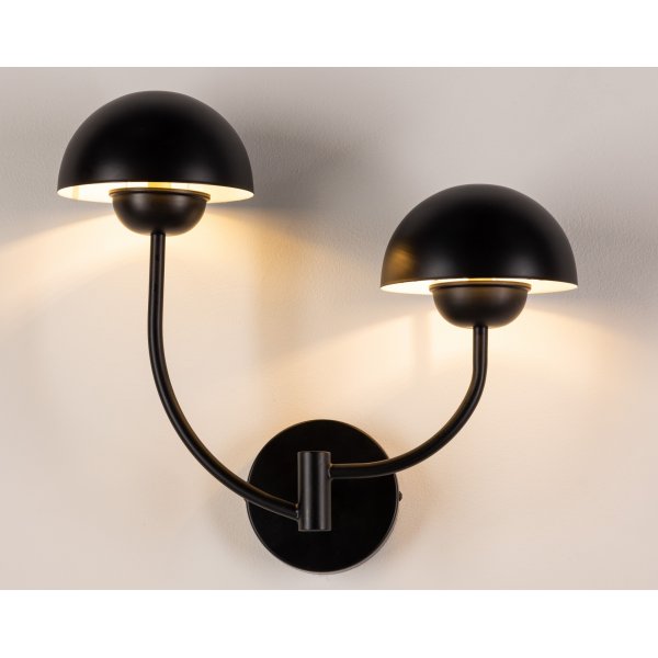 Lykkarna seinävalaisin - musta Lykkarna seinävalaisin - musta