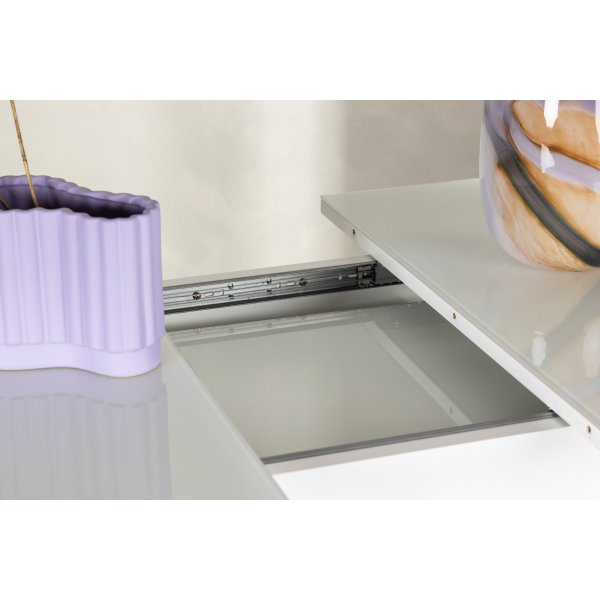 Pluto ruokapöytä 120-160 x 90 cm - Valkoinen Pluto ruokapöytä 120-160 x 90 cm - Valkoinen