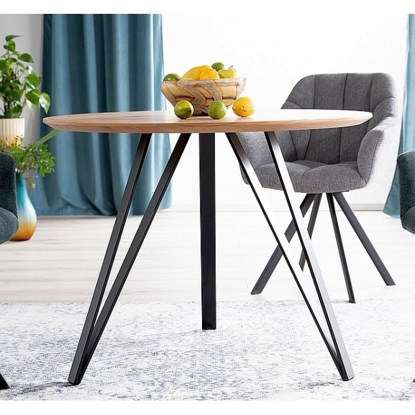 Tetis ruokapöytä Ø100 cm - Tammi Tetis ruokapöytä Ø100 cm - Tammi