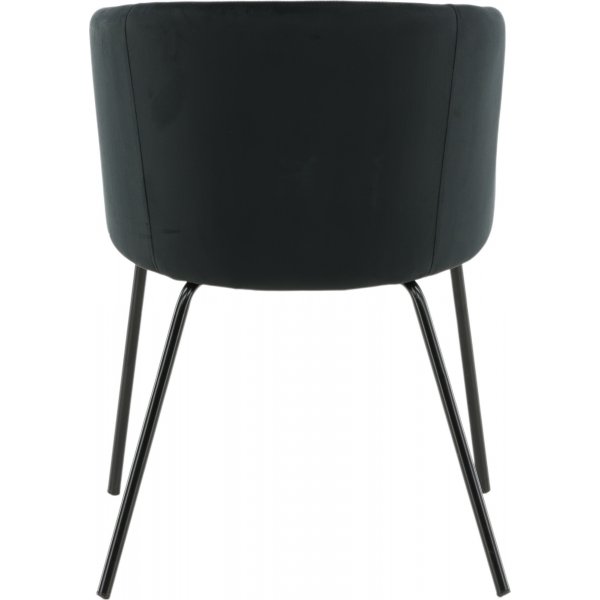 Tiber-tuoli - Musta sametti Tiber-tuoli - Musta sametti