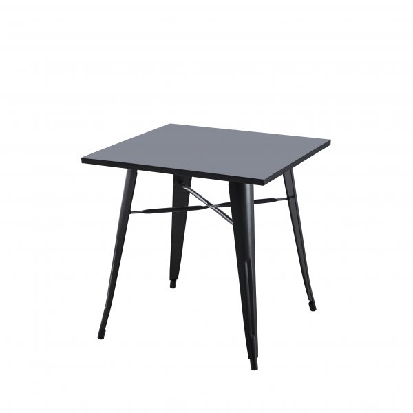 Iris-ruokapöytä 80x80 cm - Musta Iris-ruokapöytä 80x80 cm - Musta