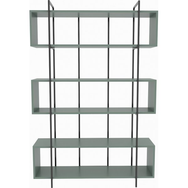 Bruti kirjahylly - Vihreä/musta Bruti kirjahylly - Vihreä/musta