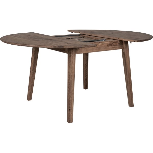 Metz ruokapyt 118-158 x 118 cm - Savustettu tammi