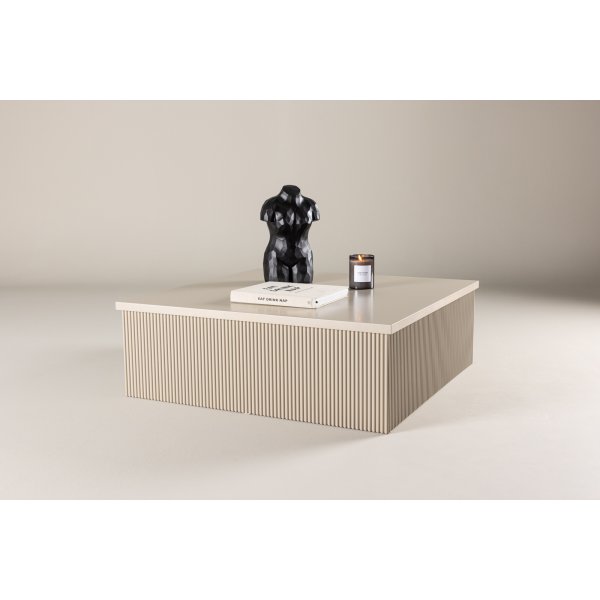 Sohvapyt beige 90x90 cm - Lennox