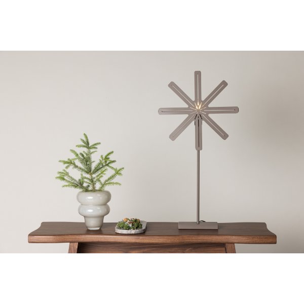 Säfsen Advent Star -lattiavalaisin - Musta/Mocca Säfsen Advent Star -lattiavalaisin - Musta/Mocca