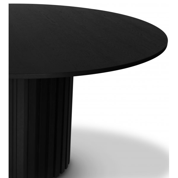 PiPi pyre ruokapyt 150 cm - Mustaksi petsattu puu