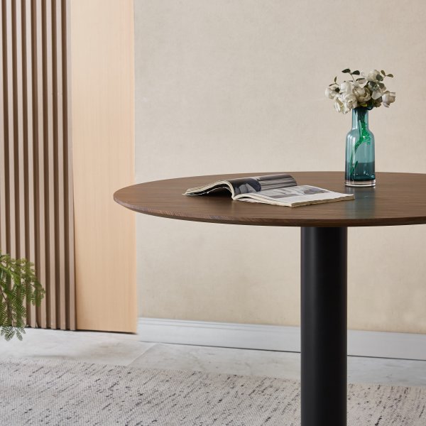 Noah pyöreä ruokapöytä Ø100 cm - Pähkinäpuu Noah pyöreä ruokapöytä Ø100 cm - Pähkinäpuu