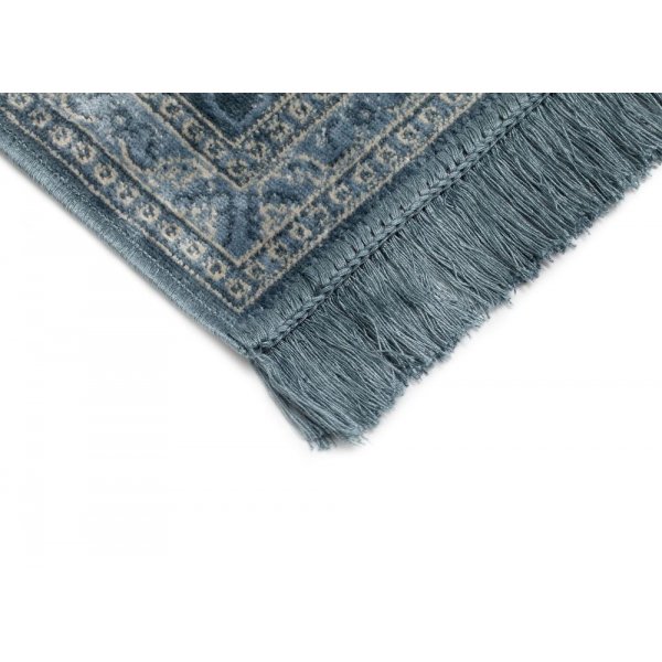 Casablanca Kashan- viskoosimatto - Sininen