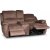 Enjoy Hollywood elokuvateatterisohva - 2:n istuttava sohva (shkisesti sdettv selknoja) ruskeasta mikrokuitukankaasta